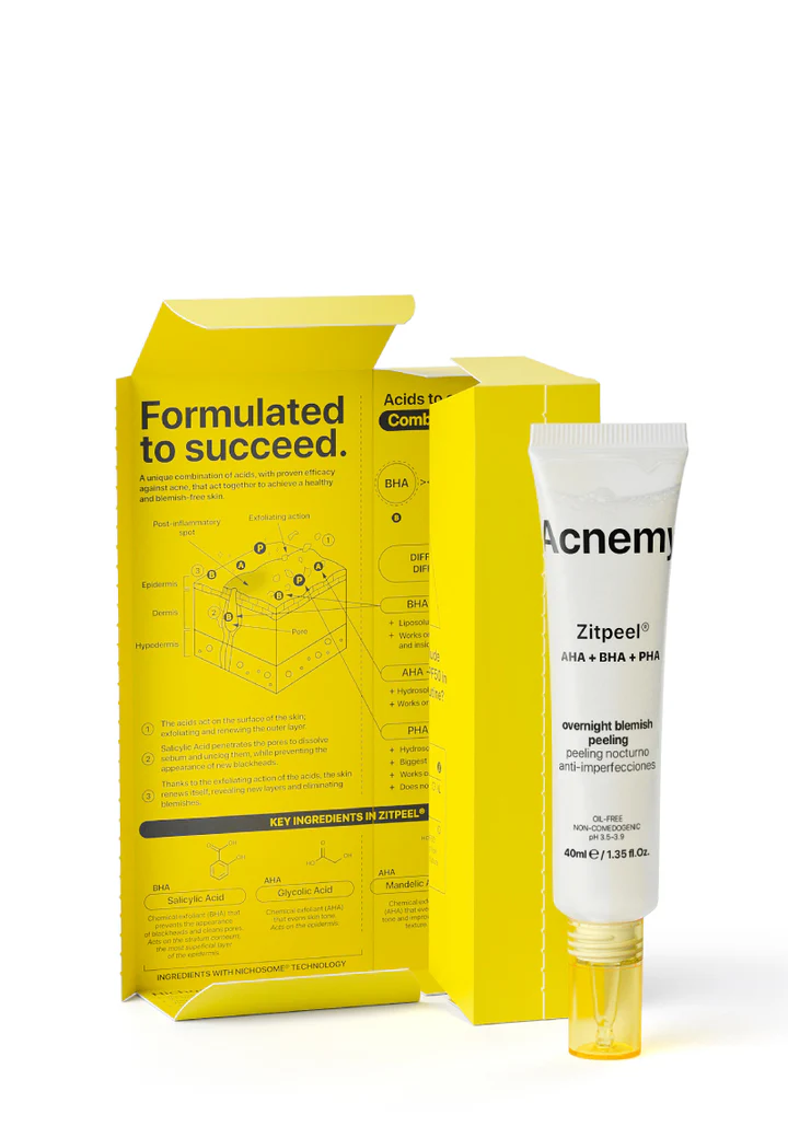 Acnemy Zitpeel® – Soft Peeling για δέρμα με τάση ακμής (AHA + BHA + PHA) - Image 3