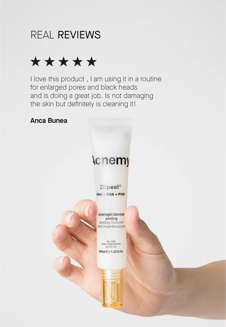 Acnemy Zitpeel® – Soft Peeling για δέρμα με τάση ακμής (AHA + BHA + PHA) - Image 5