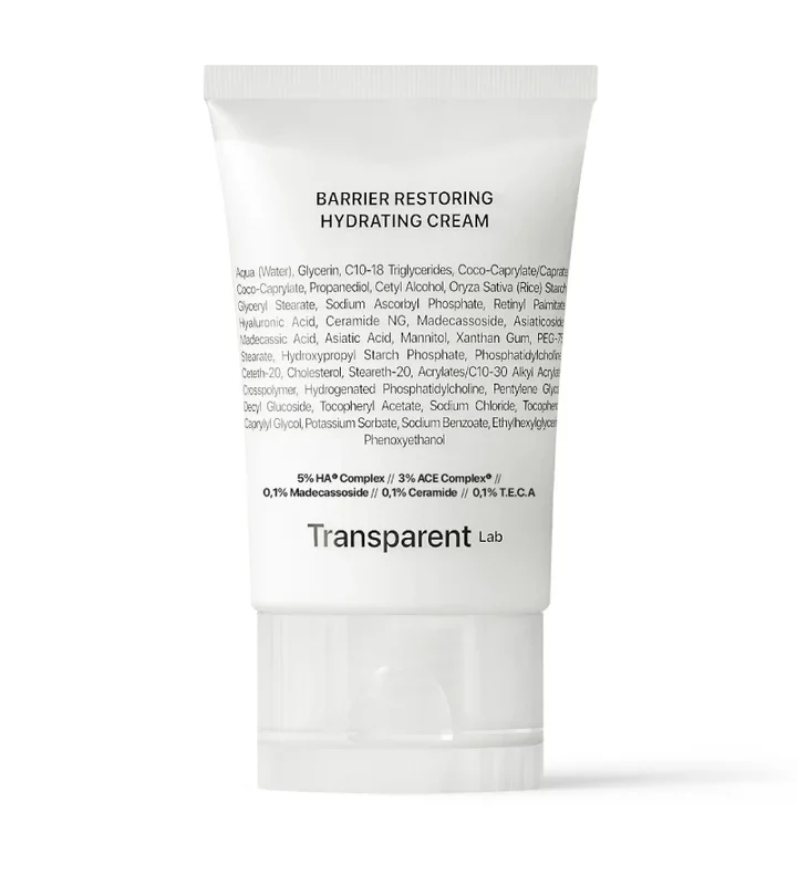 TRANSPARENT LAB Barrier Restoring Hydrating Cream  Ultra-Hydrating Face Cream