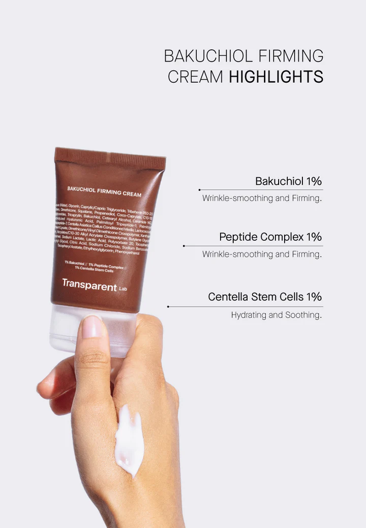 TRASPARENT LAB Bakuchiol Firming Cream - Image 5