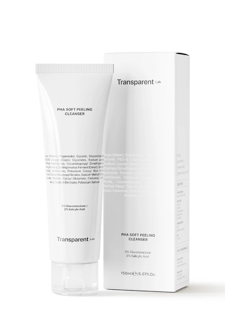 TRANSPARENT LAB PHA Soft Peeling Cleanser – Καθαριστικό Προσώπου με Ήπιο Απολεπιστικό Αποτέλεσμα - Image 2