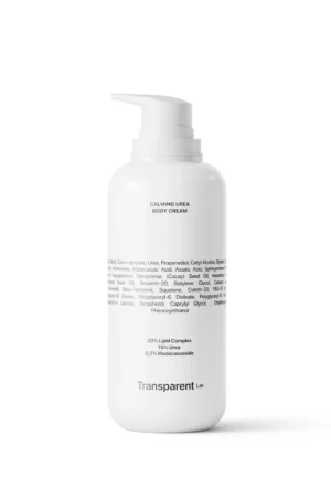 Calming Urea Body Cream | Transparent Lab Καταπραϋντική και Ενυδατική Κρέμα Σώματος για Πολύ Ξηρό Δέρμα