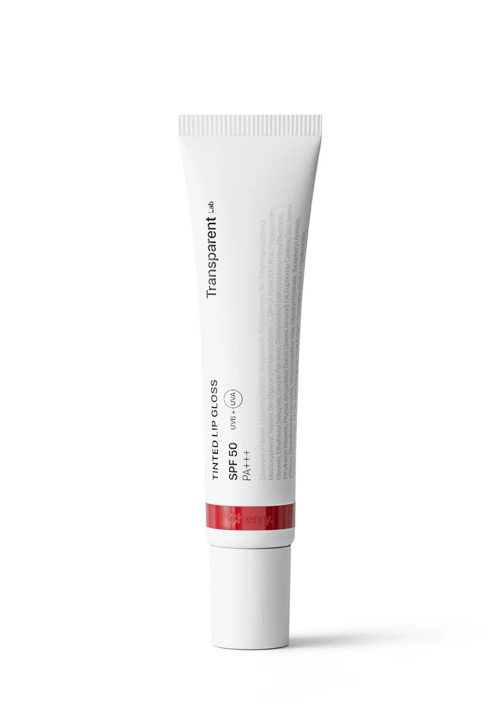 TRANSPARENT LAB Τinted Lip Gloss Cherry – Ενυδατικό Balm Χειλιών με Χρώμα & SPF50 - Image 6