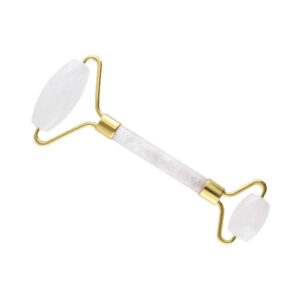 SkinReset Tools- White Quartz Massager με Double Roller