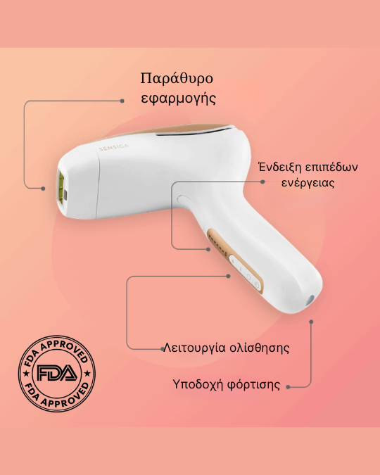 Sensilight Pro – Επαγγελματική IPL συσκευή αποτρίχωσης με απεριόριστα flashes - Image 3
