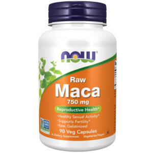 NOW Foods Raw Maca 750 mg – 90 Veg Capsules
