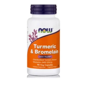Now Foods Turmeric & Bromelain 90 κάψουλες