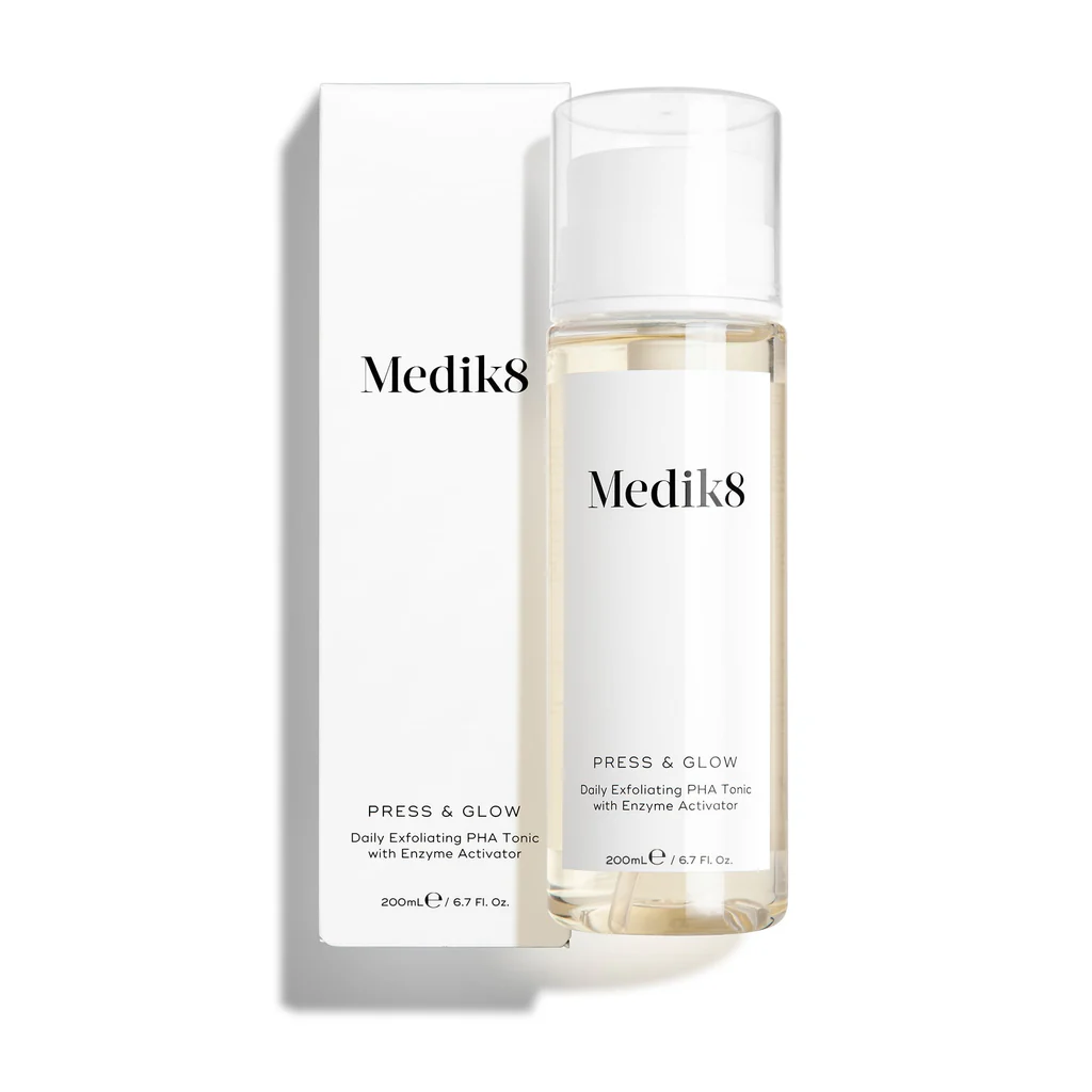 Medik8 Press & Glow® – Daily Exfoliating PHA Tonic Refil (200ml) - Image 3