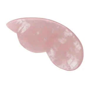 SkinReset Tools – Rose Quartz Gua Sha “Pumpkin”