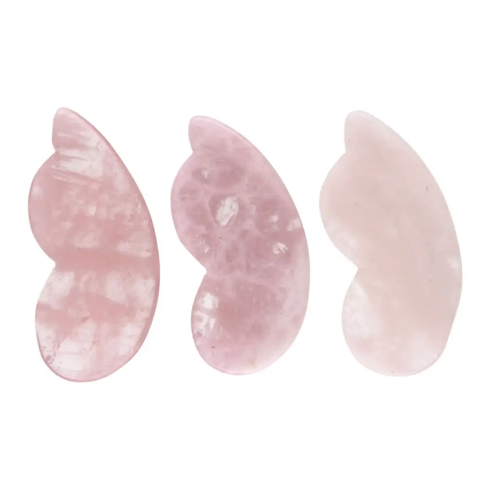 SkinReset Tools – Rose Quartz Gua Sha “Pumpkin” - Image 5