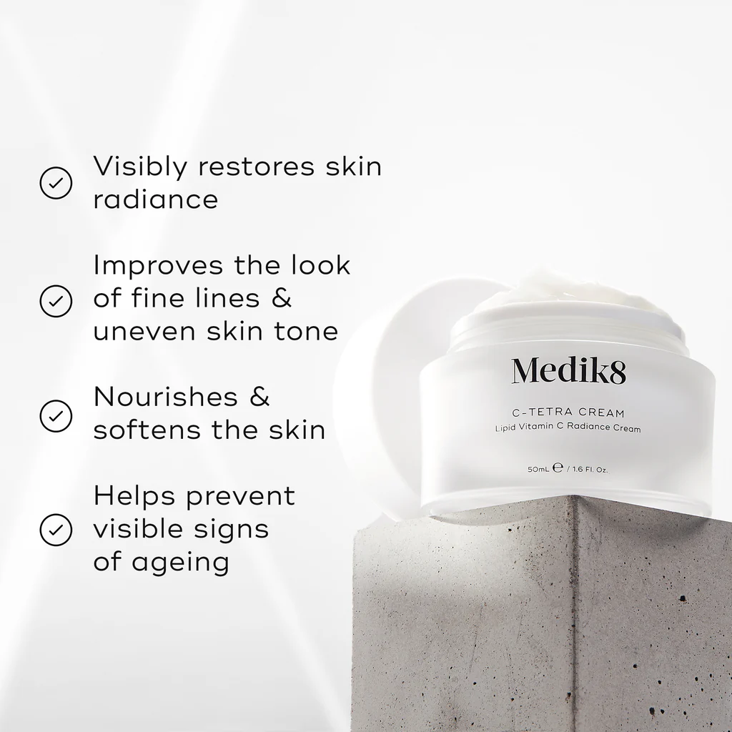 Medik8 C-Tetra Cream – Κρέμα Προσώπου με Βιταμίνη C 3% για Λάμψη 50ml - Image 7