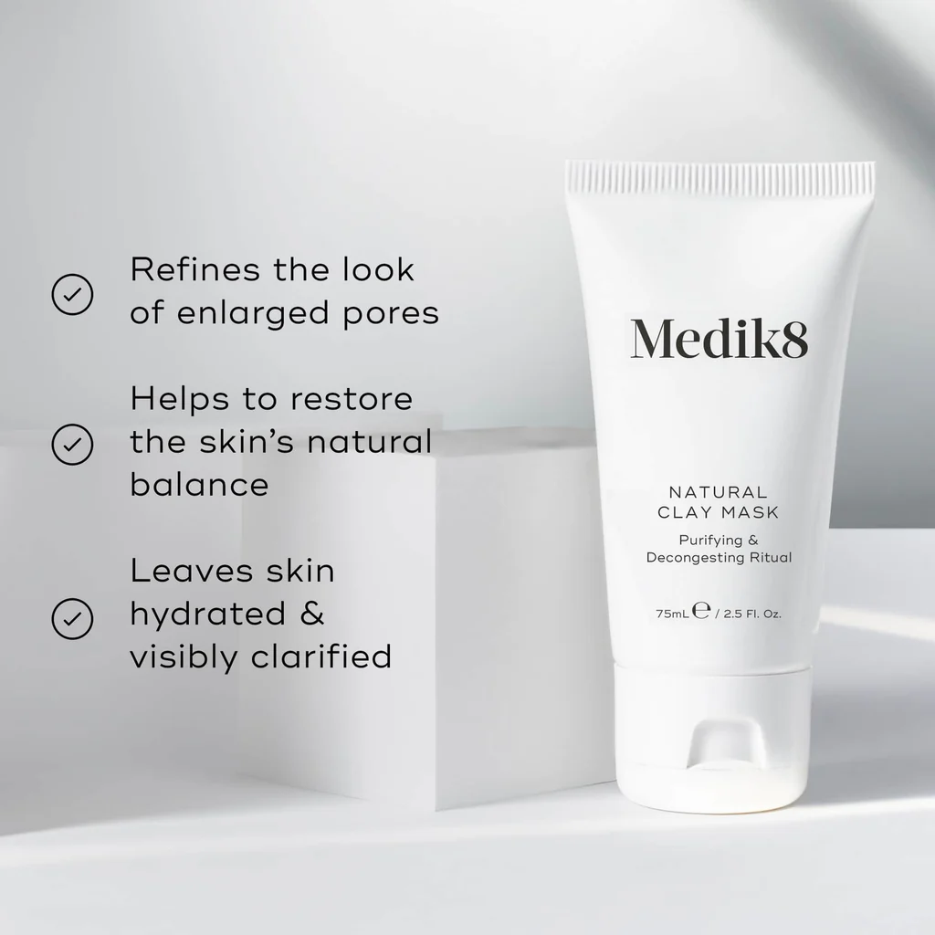 Medik8 Natural Clay Mask – Μάσκα Καθαρισμού για Πόρους & Λιπαρότητα - Image 6