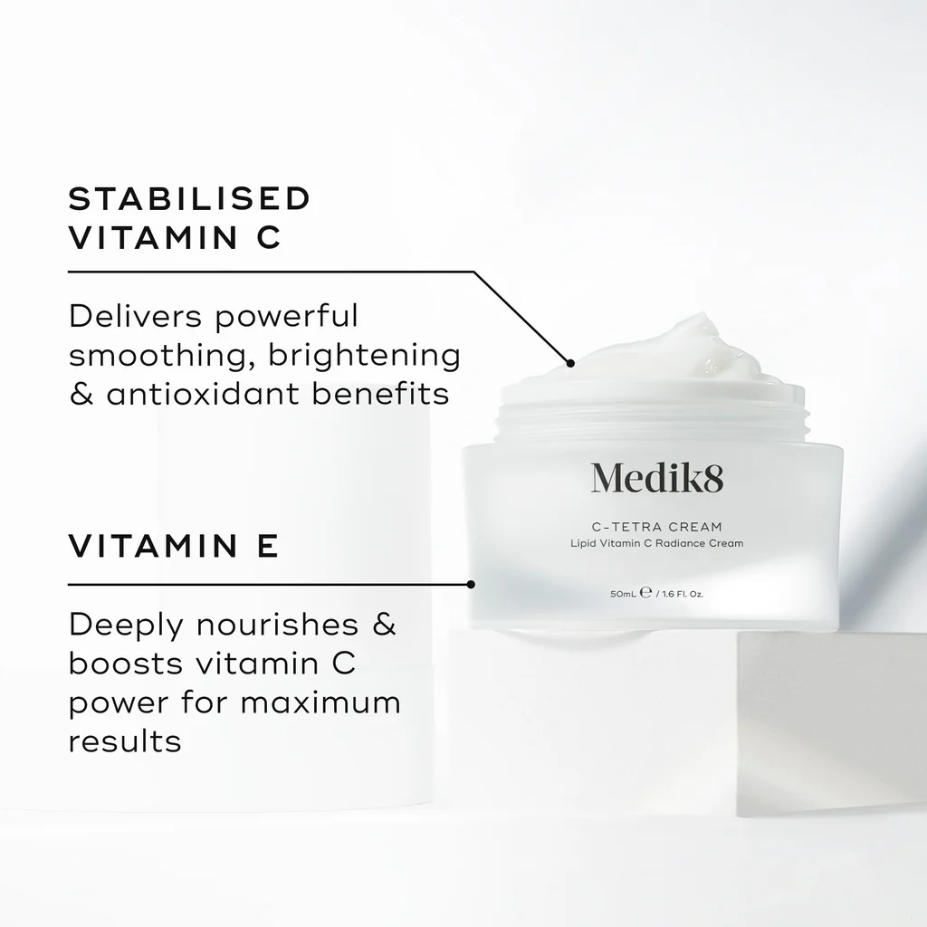 Medik8 C-Tetra Cream – Κρέμα Προσώπου με Βιταμίνη C 3% για Λάμψη 50ml - Image 6