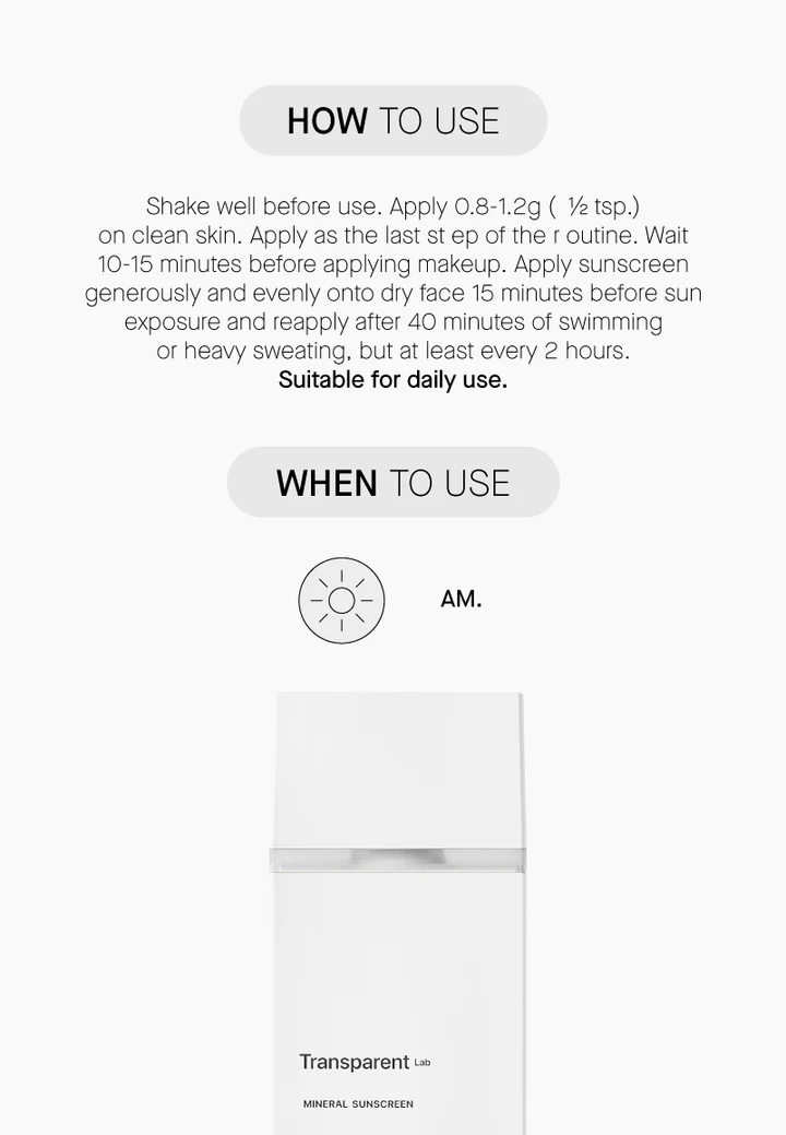 Transparent Lab Mineral Sunscreen SPF50 (100ml) - Image 4
