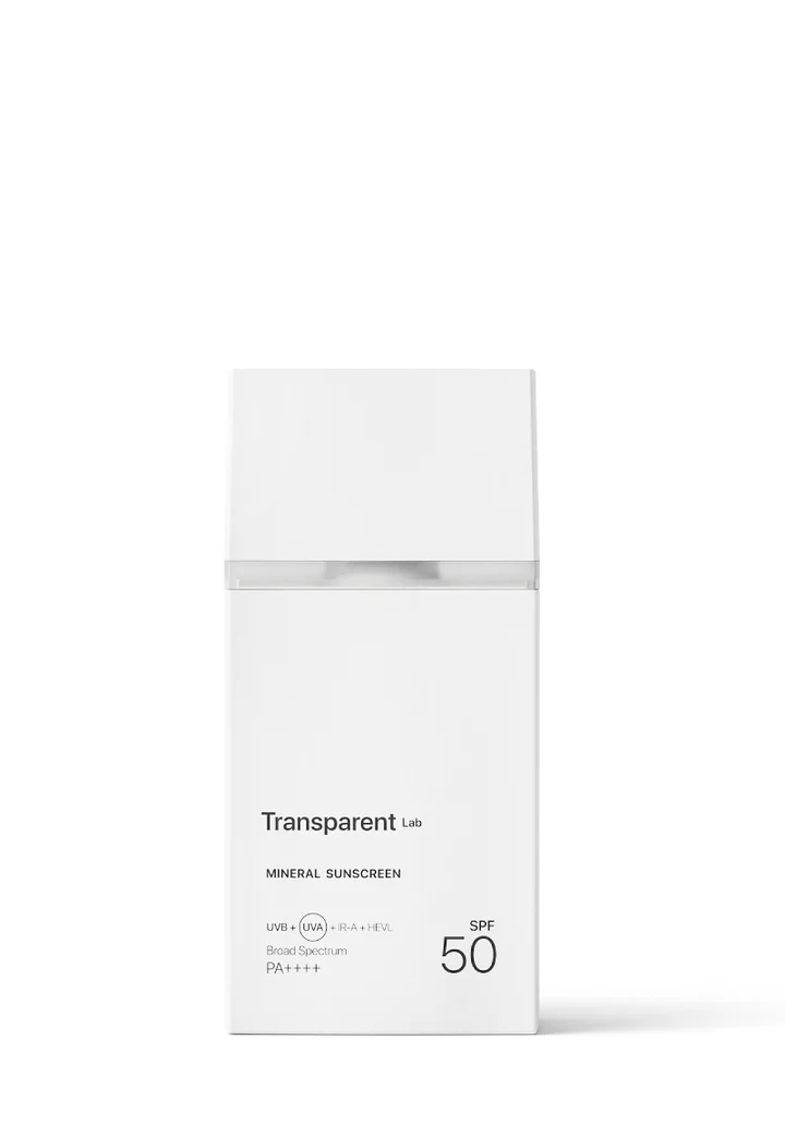 Transparent Lab Mineral Sunscreen SPF50 (100ml)