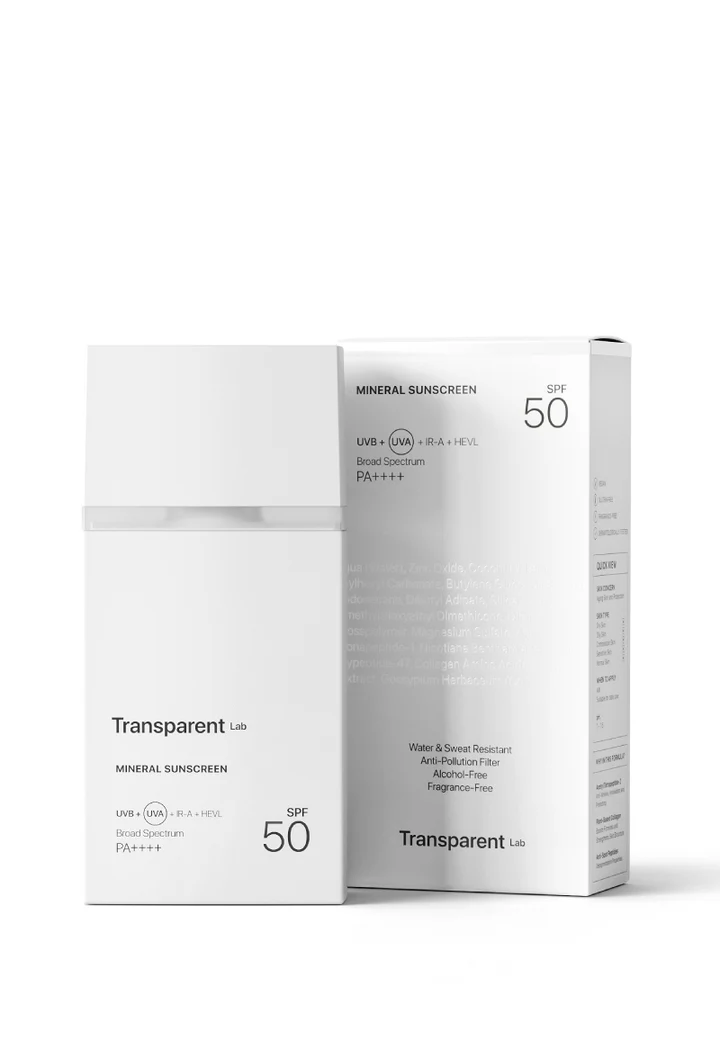 Transparent Lab Mineral Sunscreen SPF50 (100ml) - Image 2
