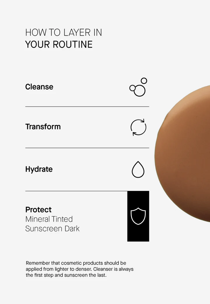Transparent Lab Mineral Sunscreen Dark SPF50 (100ml) - Image 2
