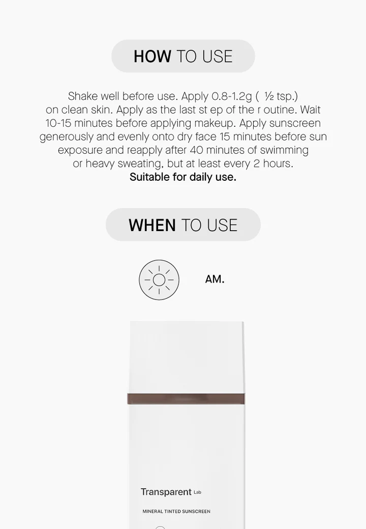 Transparent Lab Mineral Sunscreen Dark SPF50 (100ml) - Image 3