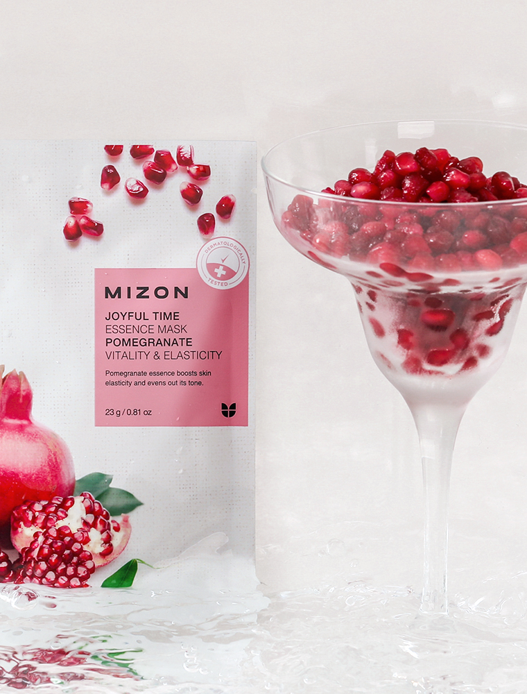 Mizon Joyful Time Essence Mask Pomegranate – Ενυδατική & Συσφικτική Μάσκα Προσώπου - Image 5