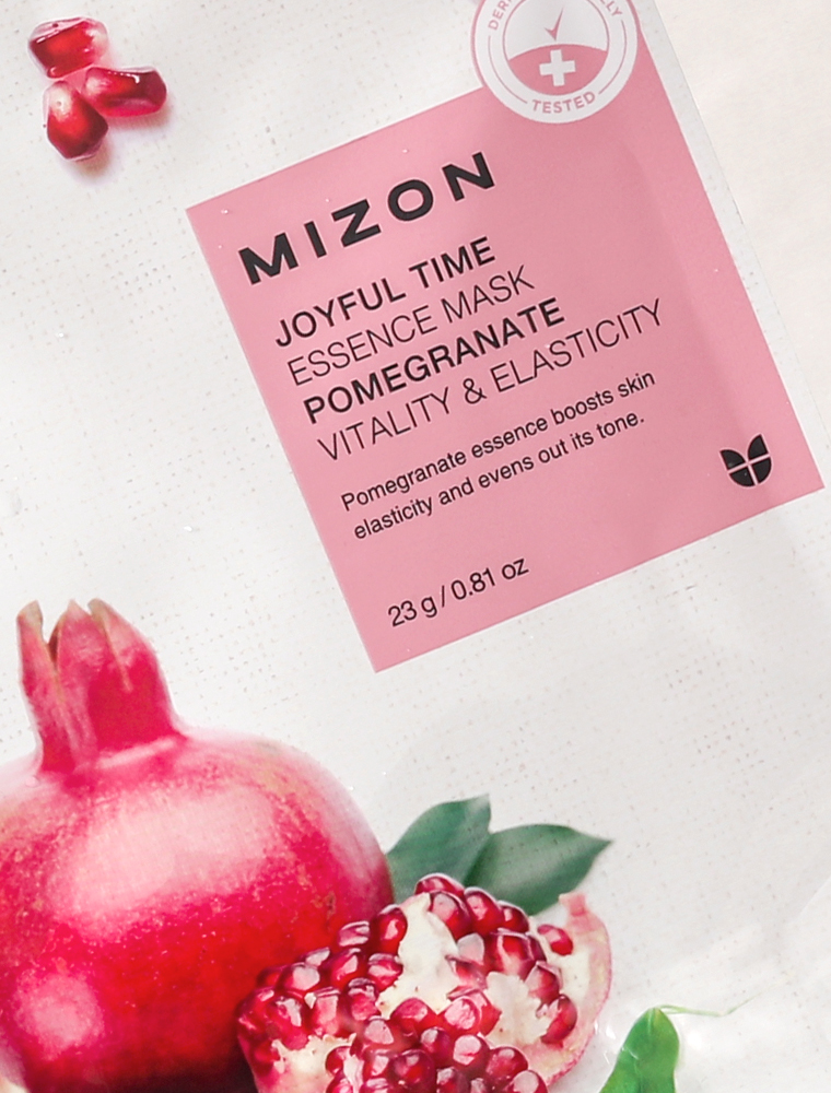 Mizon Joyful Time Essence Mask Pomegranate – Ενυδατική & Συσφικτική Μάσκα Προσώπου - Image 4